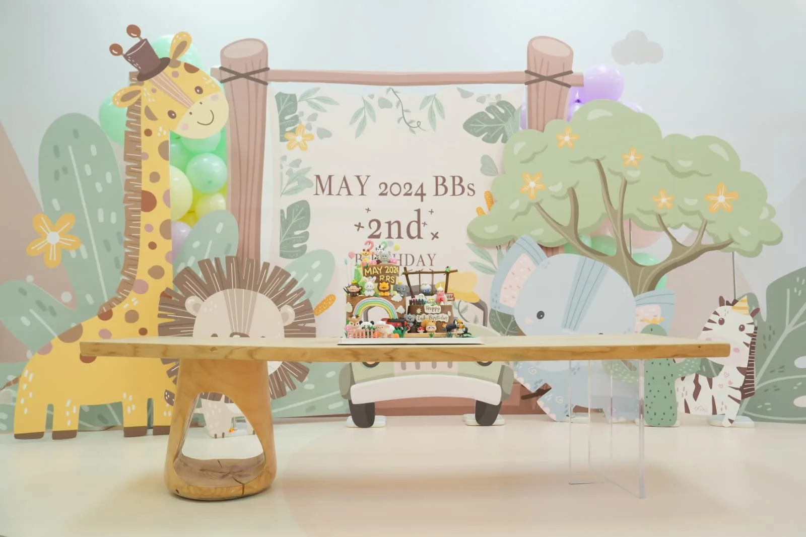 Baby E Playhouse 回頭客動物主題兩歲派對 + 即場 Gender Reveal 雙驚喜